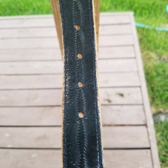 Vintage African beaded leather belt S - Picture 6 of 7